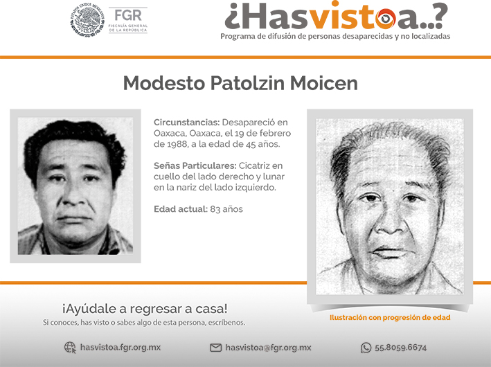Progresión Modesto Patolzin Moicen