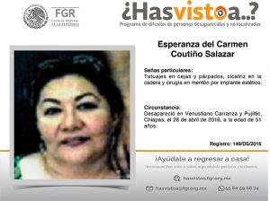 21 Esperanza del Carmen Coutiño Salazar
