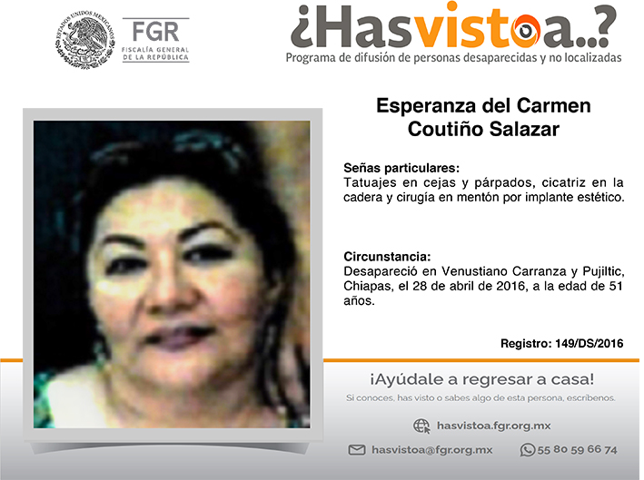 21 Esperanza del Carmen Coutiño Salazar