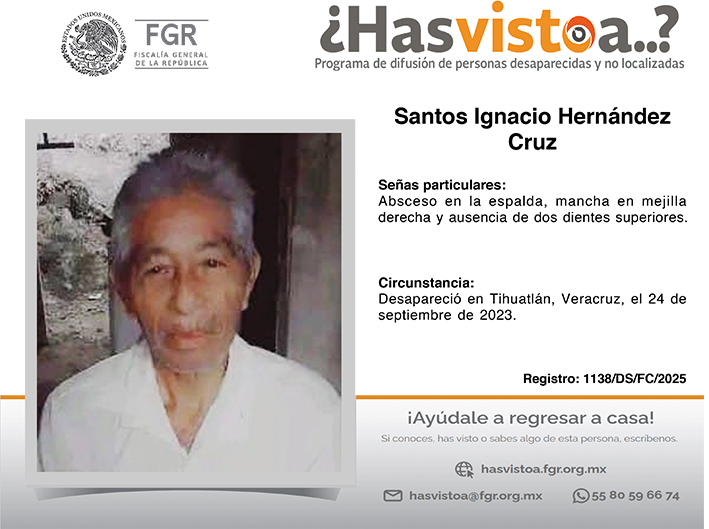 2 Santos Ignacio Hernández Cruz