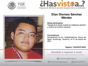 7 Elian Dionisio Sánchez Méndez