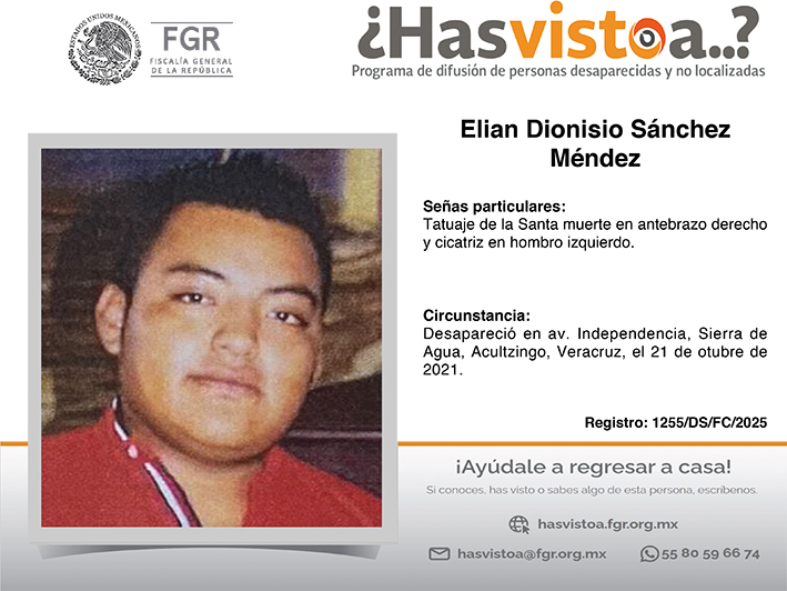 7 Elian Dionisio Sánchez Méndez