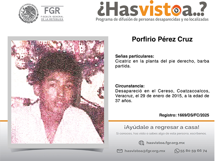 23 Porfirio Pérez Cruz