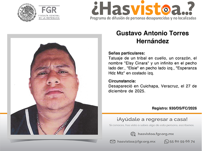 16 Gustavo Antonio Torres Hernández