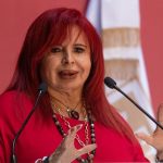 Claudia Sheinbaum Pardo, Jefa de Gobierno, y Layda Sansores San Román, gobernador de Campeche, firmaron un convenio de entendimiento en materia digital, en el Antiguo Palacio del Ayuntamiento.