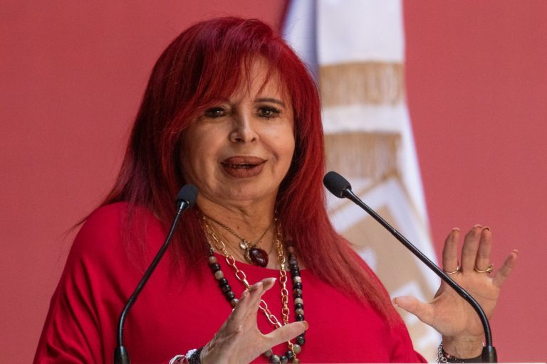 Claudia Sheinbaum Pardo, Jefa de Gobierno, y Layda Sansores San Román, gobernador de Campeche, firmaron un convenio de entendimiento en materia digital, en el Antiguo Palacio del Ayuntamiento.